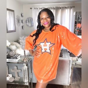 Sale‼️Houston Astros sequin dress